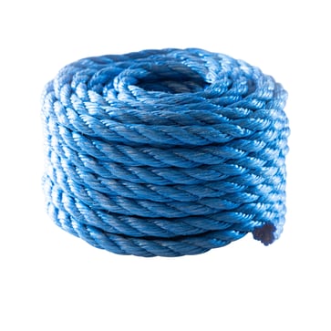 Mini-rulle, blå pp reb, 12 mm - 15 meter 425