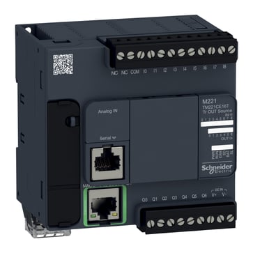 Modicon controller M221 16 IO transistor PNP Ethernet TM221CE16T