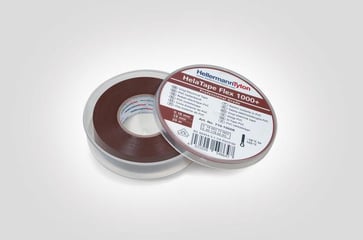 HelaTape Flex 1000+ 19mm x 20m Premium PVC tape Brown 710-10608