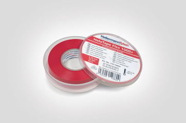 HelaTape Flex 1000+ 19mm x 20m Premium PVC tape Rød 710-10604