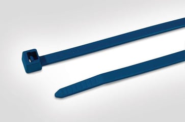 Kabelbinder 7,6X390, blå detekterbar MCT120R 111-01136