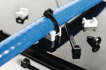 Montagesokkel for kabelbinder skruemontage 9,4X14,7, SORT 151-30400