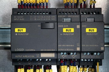 Componentlabel 15 x 9 yellow for TT431 printer 596-12174