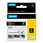 Dymo Rhino Industrial Tape 9mmx5.5m coloured vinyl white on black 1805437 miniature