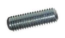 Slotted grup screw with flat point DIN 551 zinc plated