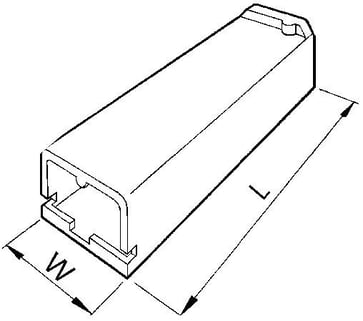Insulation boot ISO1507FLS f/ straight tab 6.3mm 7517-500400