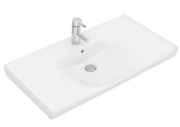 Ifö Spira washbasin 90 cm Compact white 15282