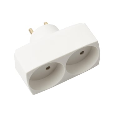 Multiway adaptor D2 2R, white 9-669-1