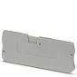 End cover, length: 63.2 mm, width: 2.2 mm, height: 24.3 mm, color: gray 3208375