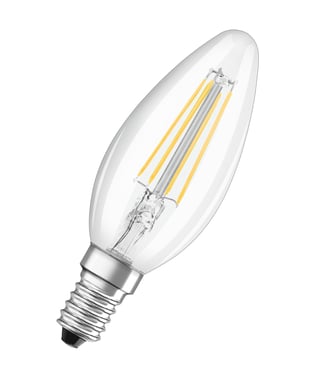 OSRAM LED STAR+ ClickDIM candle 4W/827 (40W) E14  filament clear (470 lm) 4058075434462
