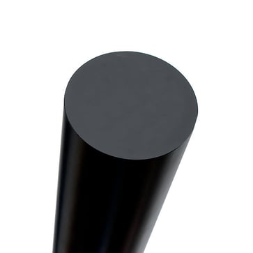 PEHD Round bar D: 80mm Black   (L:2000mm) RBPE080BK