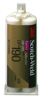 3M™ Scotch-Weld™ Epoxy Konstruktionslim DP190, Grå, 50 ml, 12 stk/krt 7100200489