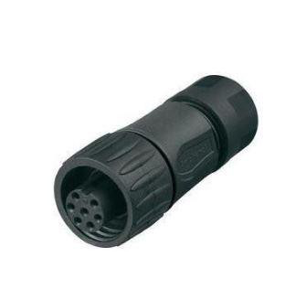 Cable socket, cable mount, socket 7 contacts, 12A, 250V, IP67, Amphenol Industrial 144-50-078