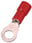 Ringkabelsko isoleret rød 0,5-1mm² M10 DIN46237 ICIQ110 miniature