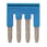 Cross bar for terminal blocks 2.5mm² push-in plusmodels 4 poles blue color XW5S-P2.5-4BL 670014 miniature