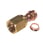 Conex Bänninger >B< MaxiPro Comlex Flare with brass nut and copper washer - Flare Adaptor ¼" MPA5286G0020201 miniature