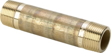 Viega nippelrør ⅜" x 120 mm rødgods 282448