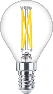 Philips MASTER Value LED Krone DimTone 1,8W (25W) E14 927 P45 Klar Glas 929003012002