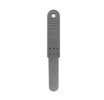 Søgerblad 0,25 mm med plastik håndtag (grå) 10590025