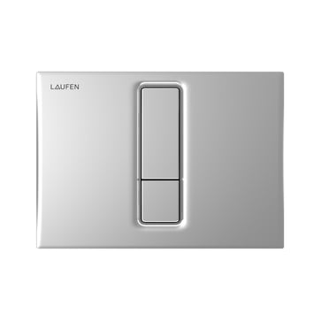 LAUFEN LIS AW101 betjeningsplade Duo, krom H9001010040001