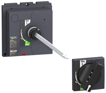 Drejegreb + dørkobling - sort - til NSX400-630 LV432598