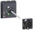 Drejegreb + dørkobling - sort - til NSX400-630 LV432598 miniature