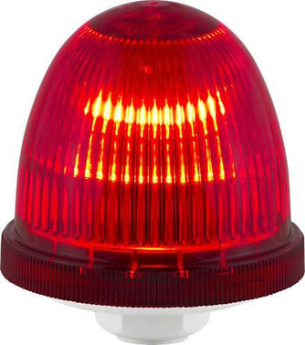 Blinklampe 240V AC Rød Ovolux, X, 240 30213