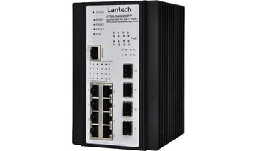 LT IE MG switch IPGS-3408GSFP 8x100/1000T PoEat+4xSFP 8350-611