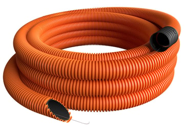 Kabelrør 90mm 50m 450N orange  EVOCAB FLEX PE korrugeret dobbeltvægget 2010009050007P01103