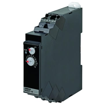 Timer, DIN-skinne montage, 17,5 mm, Off-forsinkelse, 0.1s-12s, 1xSPDT, 5A, 24-48 VAC/DC, push-in terminal H3DT-HBSAC/DC24-48 669492