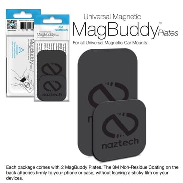 Naztech Magbuddy HPC13626 magnetplader 2 stk. HPC13626