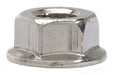 Hexagon flange nuts with serration DIN 6923 stainless steel A2