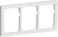 FUGA ramme Baseline 63 1,5 modul vandret tripel, hvid 500D6615 miniature