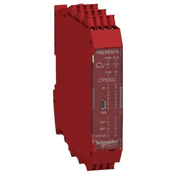 XPSMCM safetycontroller 8SDI,2x2 SDO,2DO XPSMCMCP0802