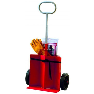 Housegard fire trolley with fire blankets and gloves 617004