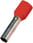 Isoleret terminalrør rød 1,5mm² L=10mm ICIAE1510RO miniature
