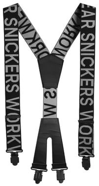 Snickers Logo braces 9064 black/grey one-size 90640458000