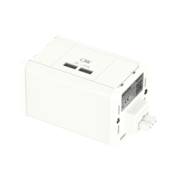Møbelboks USB A/A hvid INS44200