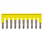 Cross bar for terminal blocks 4mm² push-in plusmodels 10 poles yellow color XW5S-P4.0-10YL 670051 miniature