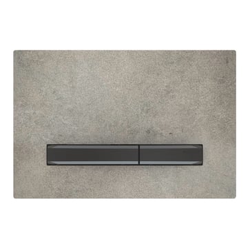 Geberit Sigma50 betjeningsplade, sort krom/beton 115.671.JV.2