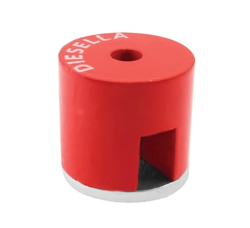 Alnico Button magnet 25,4 mm with Ø4,8 mm hole 30179140