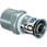 Uponor S-Press PLUS preskobling muffe/nippel 16 mm x ¾" 1070503 miniature