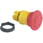 Harmony nødstopshoved i plast med Ø40 mm paddehoved i rød farve og drej for at frigøre ZB5AS844 miniature