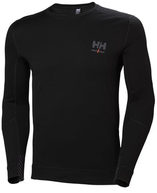 HH Workwear Lifa Merino uld undertrøje med lange ærmer 75106 sort XS 75106_990-XS