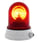 Roterende lampe 24V - Rød, 200R, 24 26363 miniature