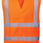 HiViz Vest m/skulderrefleks orange str XL Kl 2 C470ORRL/XL miniature