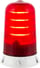 Roterende lampe med LED og multifunktion 24V Rød