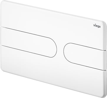 Viega Prevista WC flush plate Visign for Style 23 white, 773151 773151