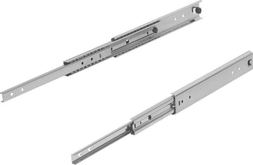 TELESCOPIC RAIL L: 1000 19, 1X53, 1, OVER EXTENSION S: 1023, 5, Fp1: 80, Fp2: 70, STEEL PASSIVATED, SIDE MOUNTING, 1 K1718.1000