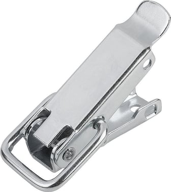 LATCH W. DRAW BAIL, FAST. HOLES COVERED, Model: A, STEEL GALVANISED AND PASSIVATED, F1: 1000 K0044.1330571